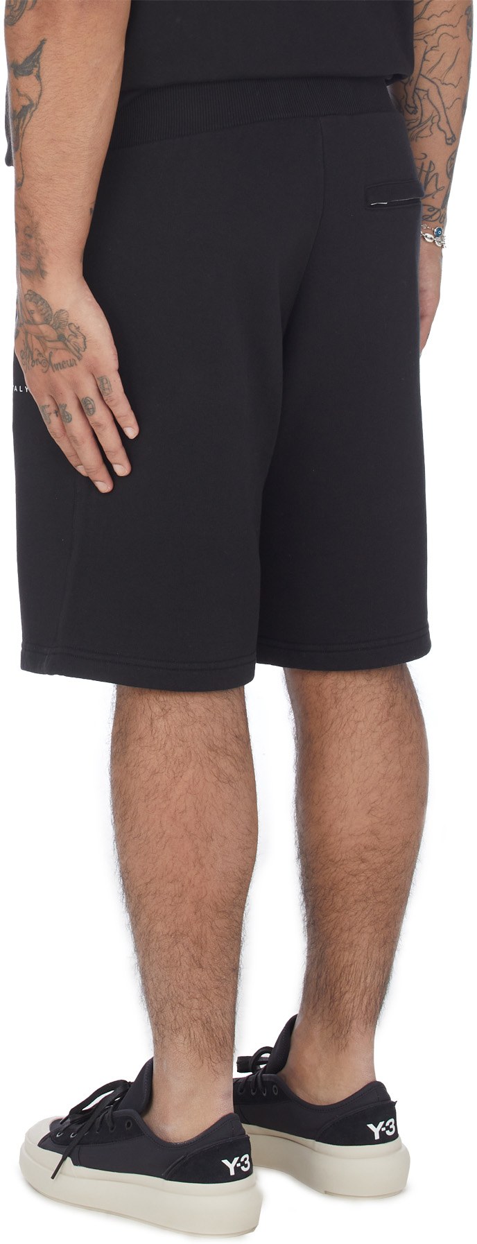 1017 ALYX 9SM: Black Collection Logo Sweatshorts - 3