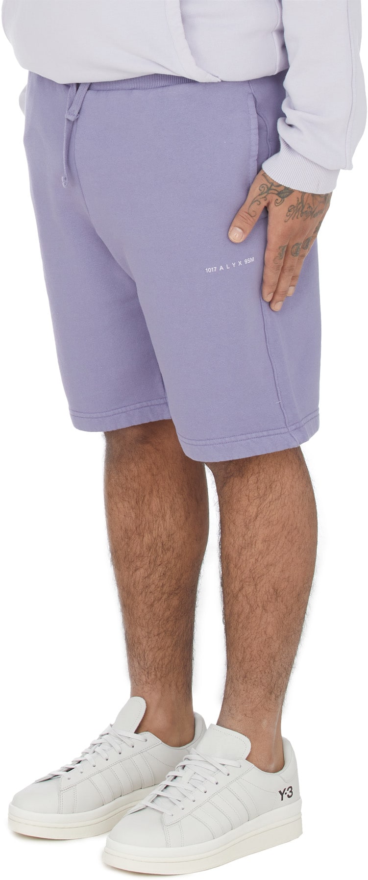 1017 ALYX 9SM: Purple Collection Logo Sweatshorts - 2