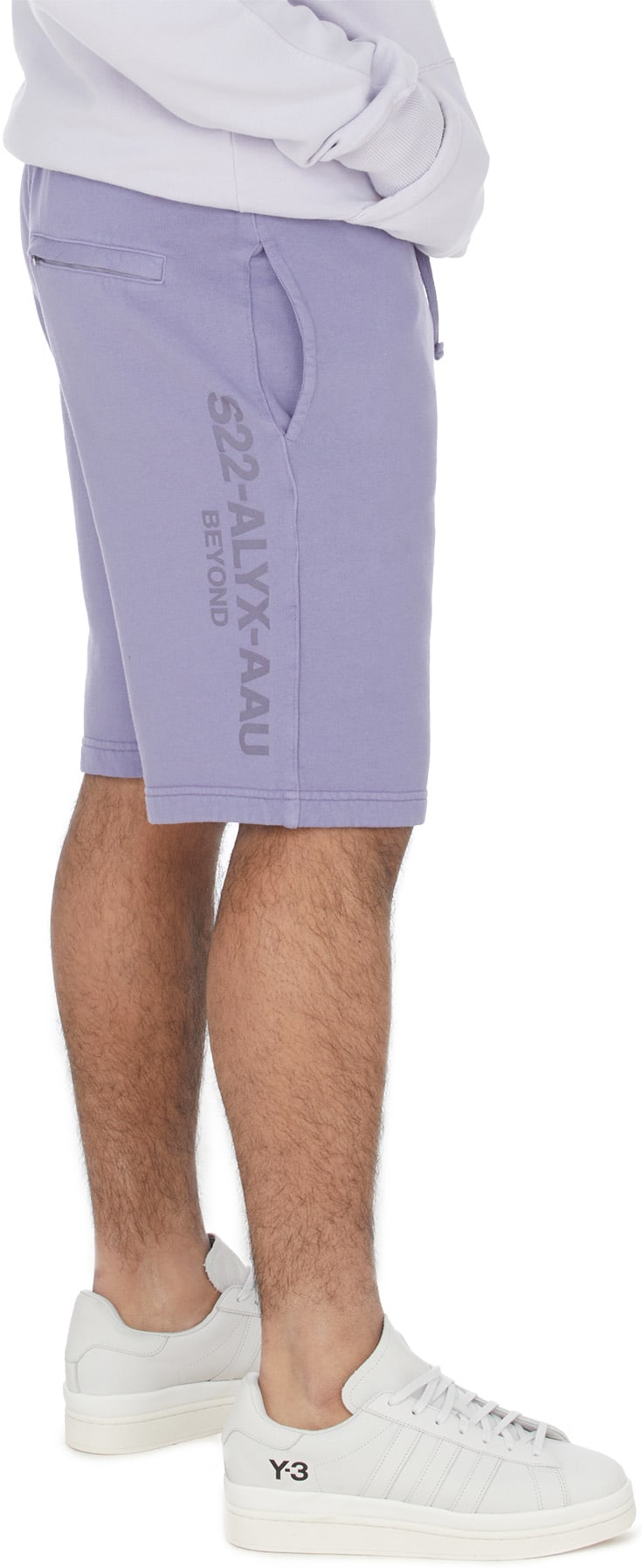 1017 ALYX 9SM: Purple Collection Logo Sweatshorts - 4