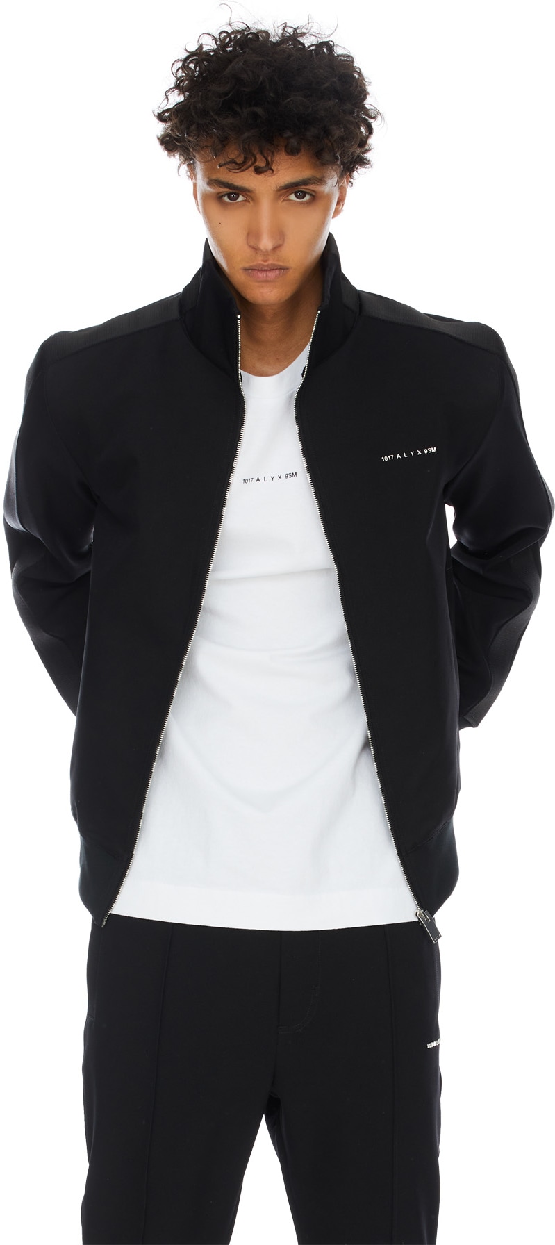 1017 ALYX 9SM: Black Track Top 1 - 3