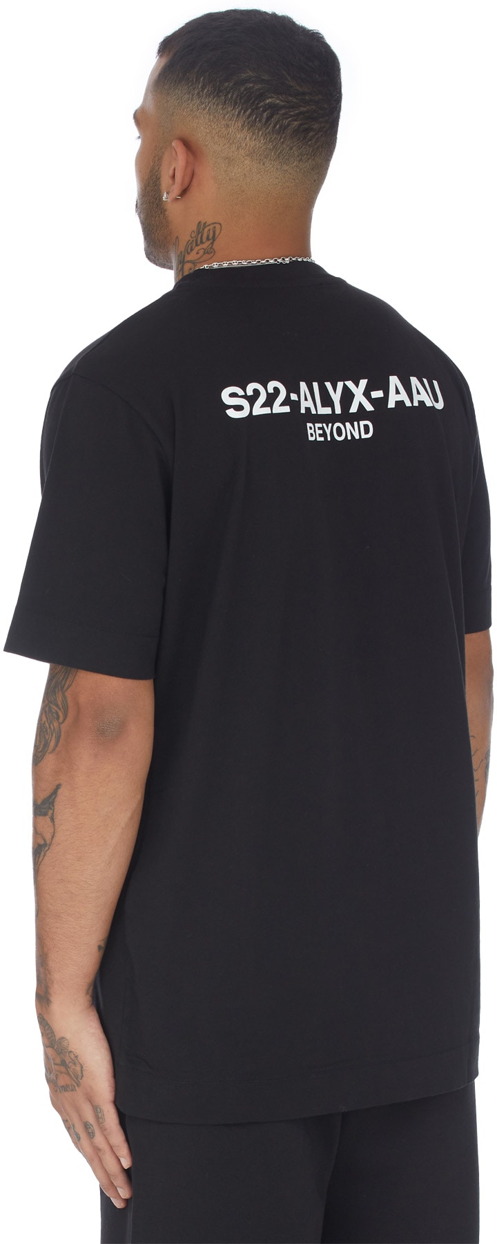 1017 ALYX 9SM: Black Collection Logo T-Shirt - 3