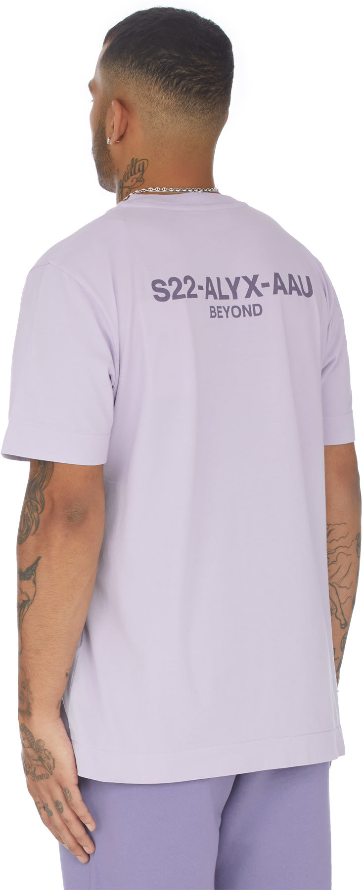 1017 ALYX 9SM: Purple Collection Logo T-Shirt - 3