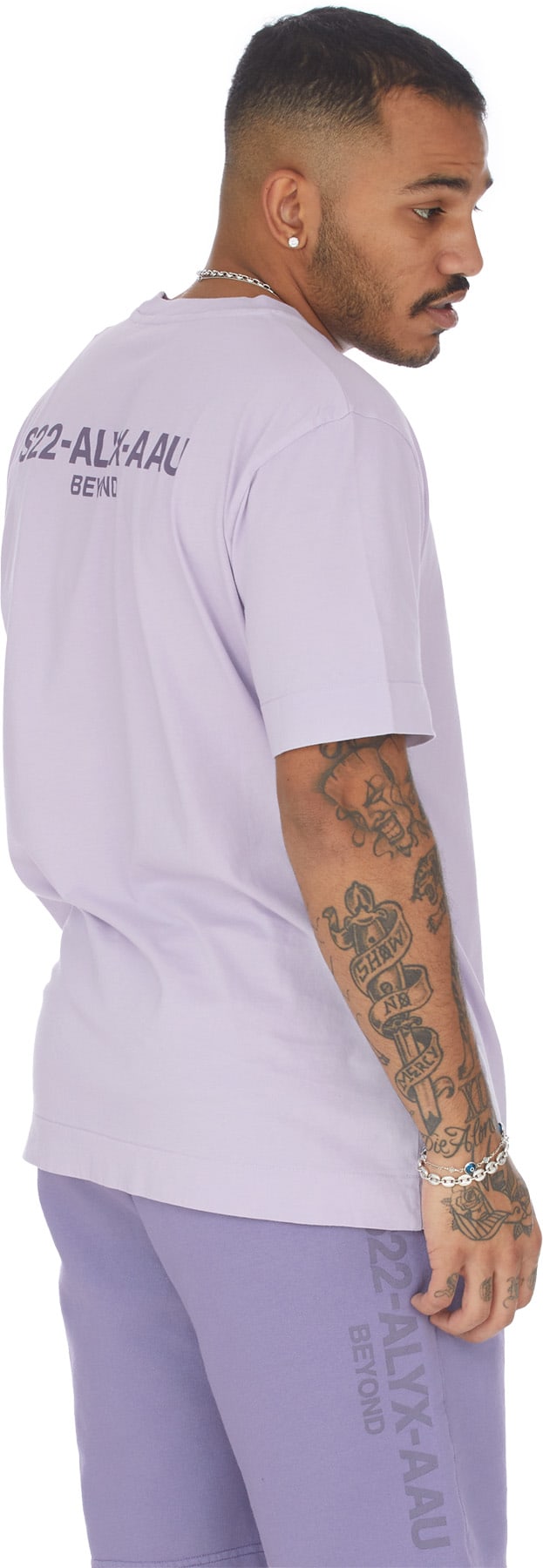 1017 ALYX 9SM: Purple Collection Logo T-Shirt - 4