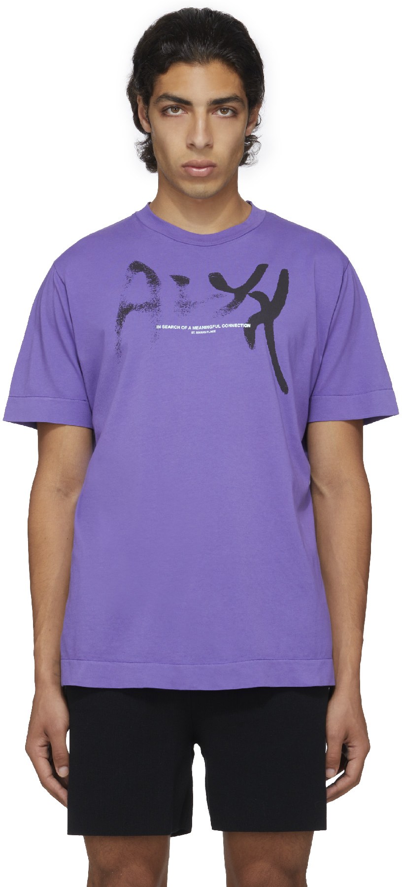 1017 ALYX 9SM: Purple Meaningful Connection T-Shirt - 1