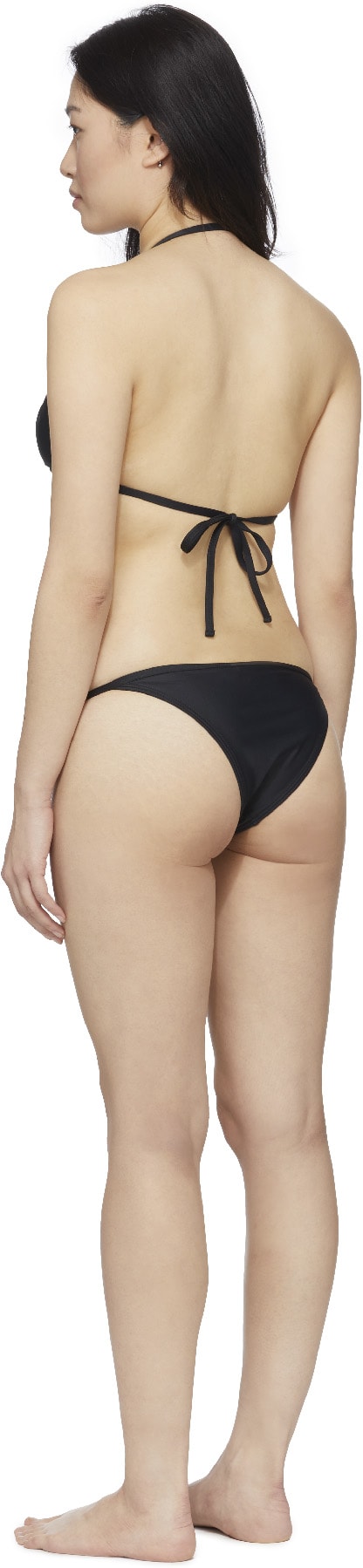 1017 ALYX 9SM: Noir Bikini Micro Buckle Noir - 3