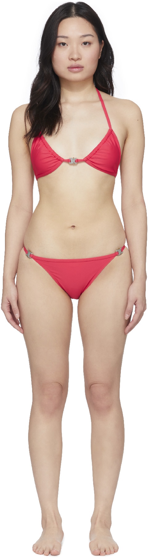 1017 ALYX 9SM: Rouge Bikini Micro Buckle Rouge - 1