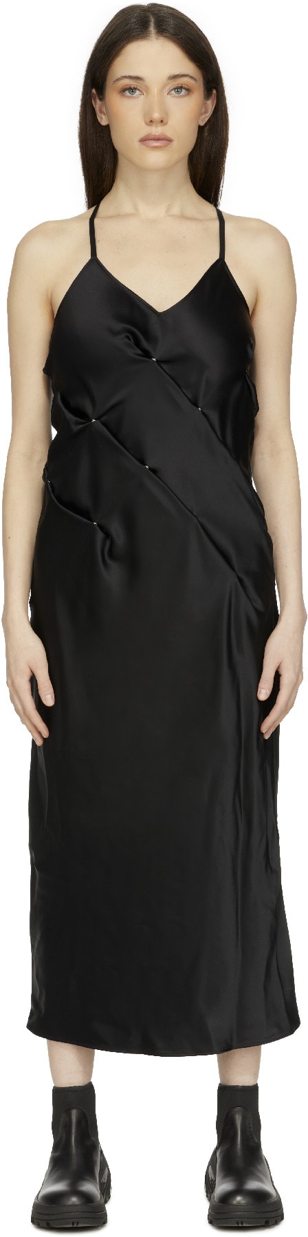 1017 ALYX 9SM: Noir Robe Snap  Noir - 1