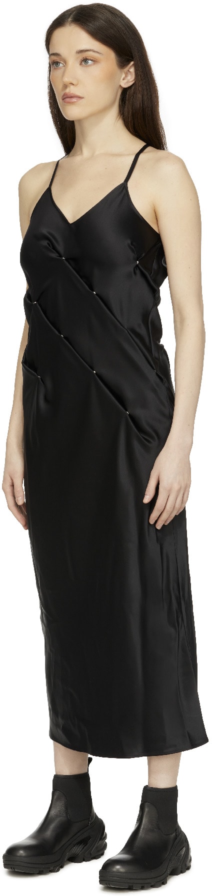 1017 ALYX 9SM: Noir Robe Snap  Noir - 2