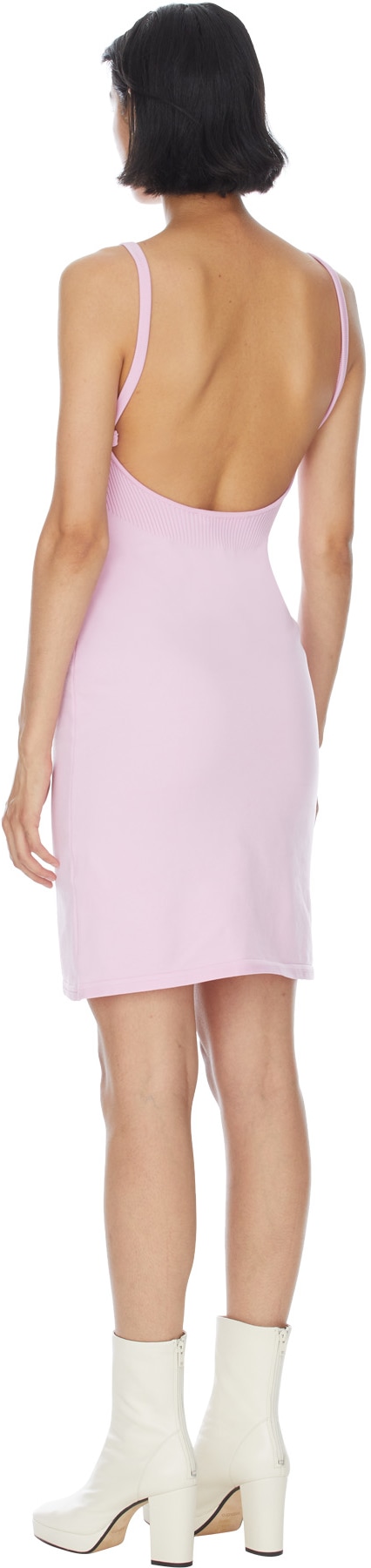 1017 ALYX 9SM: Pink Knit Disco Dress - 3