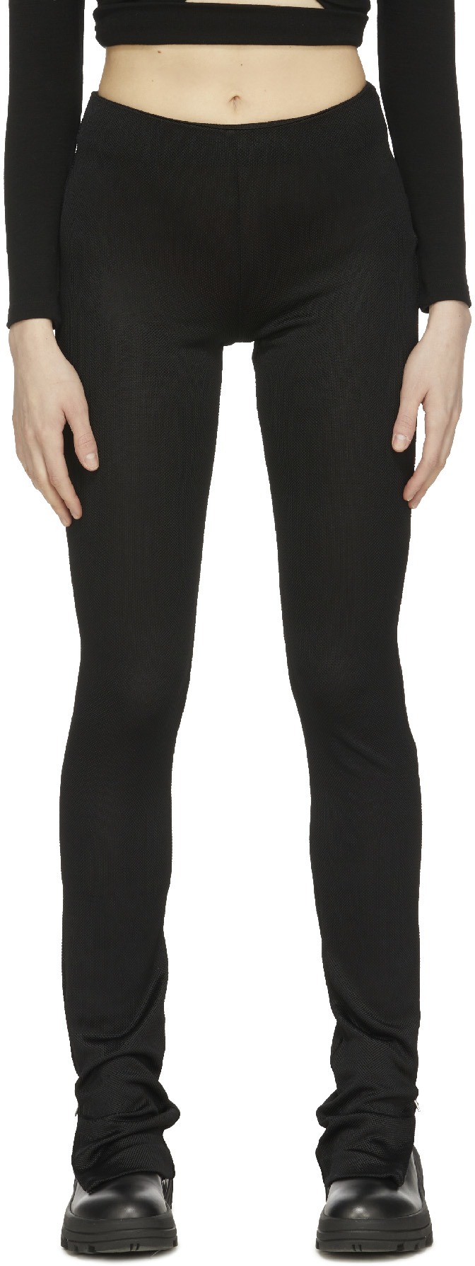 1017 ALYX 9SM: Noir Legging Zip Noir - 1