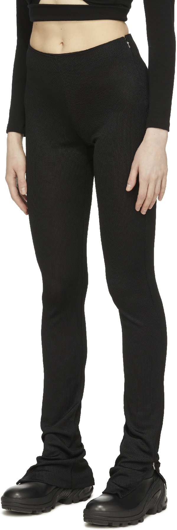 1017 ALYX 9SM: Noir Legging Zip Noir - 2