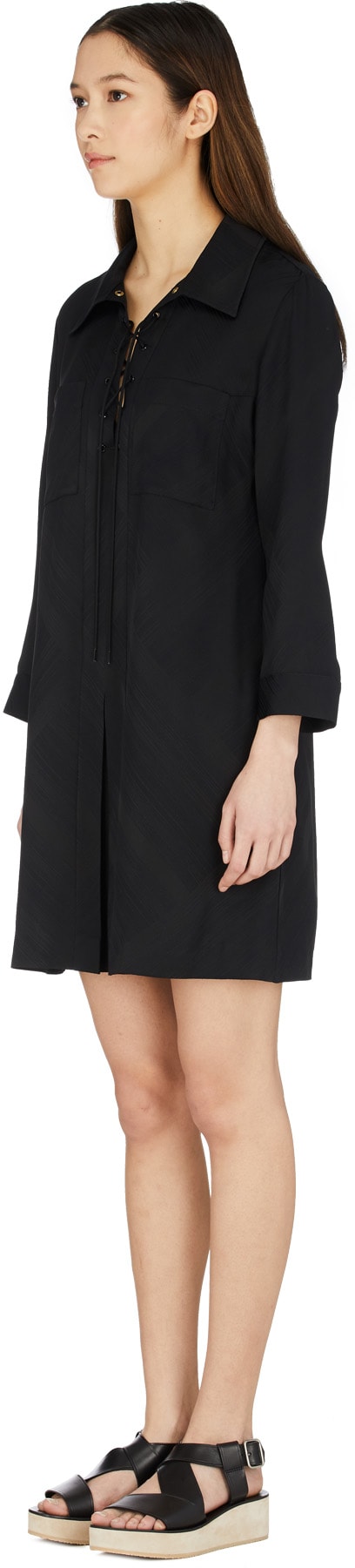 A.P.C.: Black Carla Dress - 2