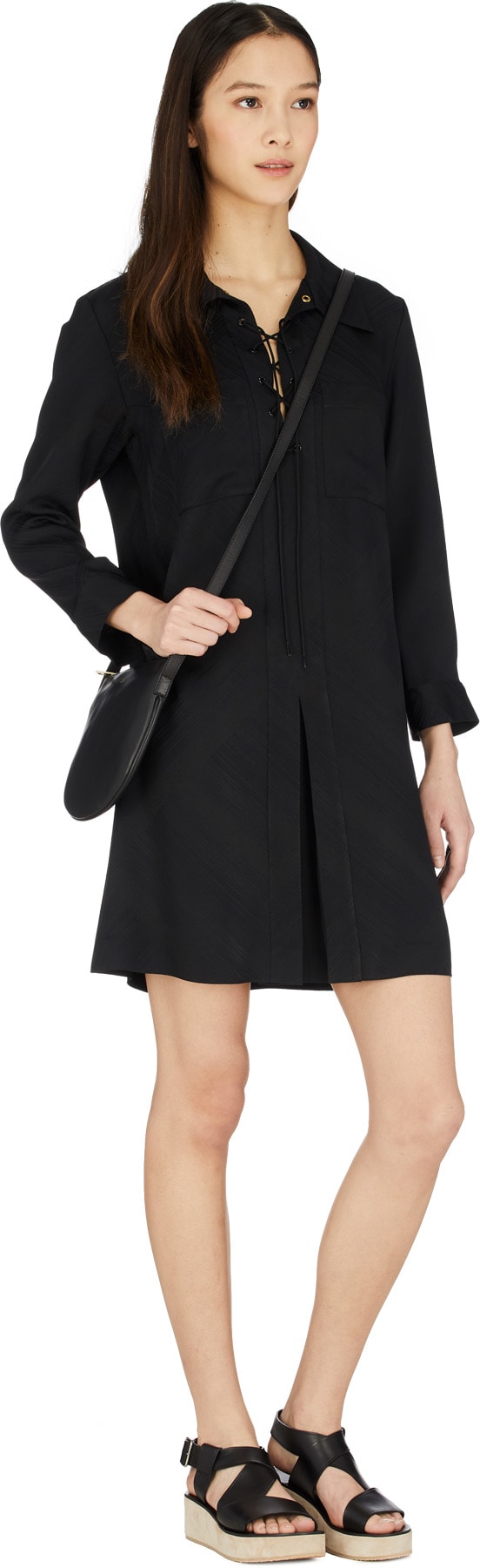 A.P.C.: Black Carla Dress - 4