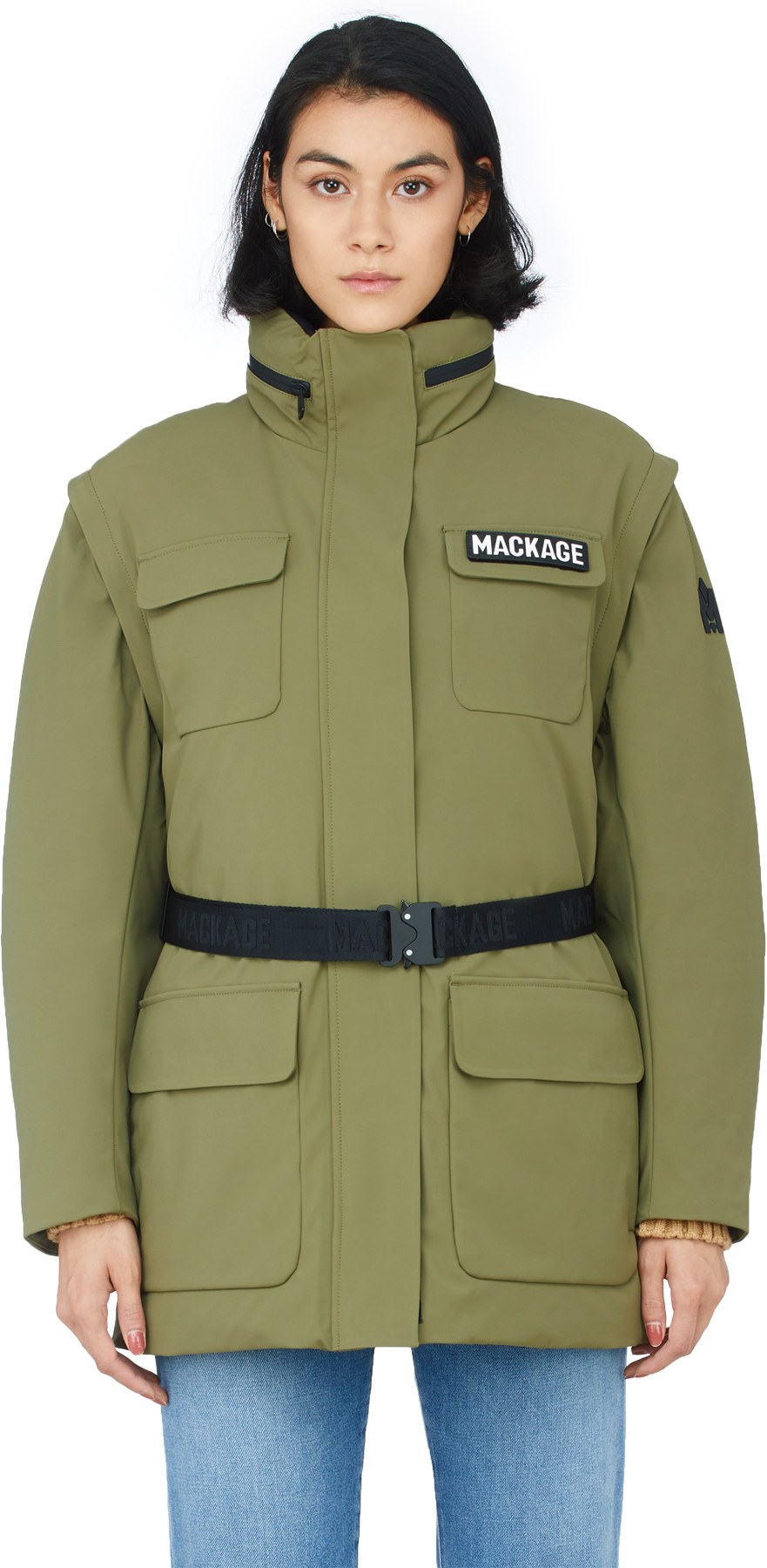 Mackage: Vert Manteau Agata Vert - 1