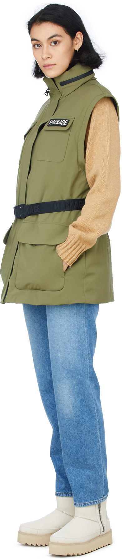Mackage: Vert Manteau Agata Vert - 4