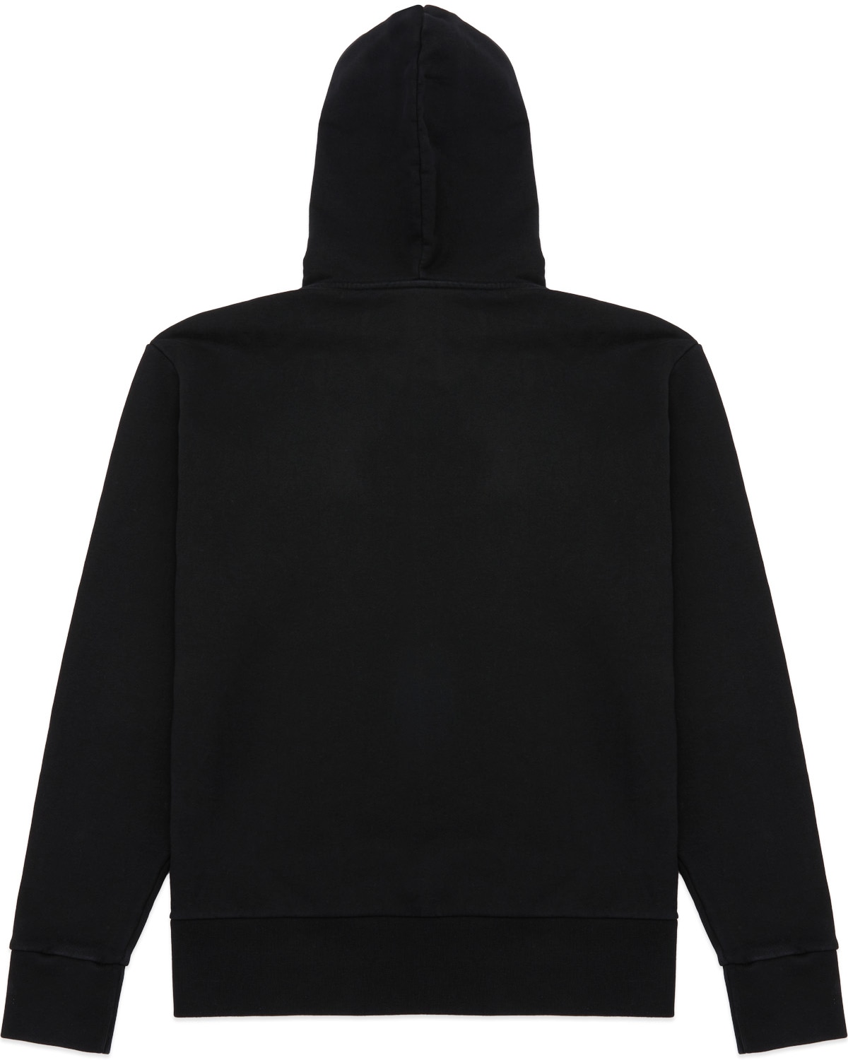 Maison Kitsuné: Black Tricolor Fox Patch Zip Hoodie - 2