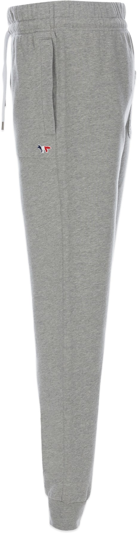 Maison Kitsuné: Grey Tricolor Fox Patch Classic Jogger - 2