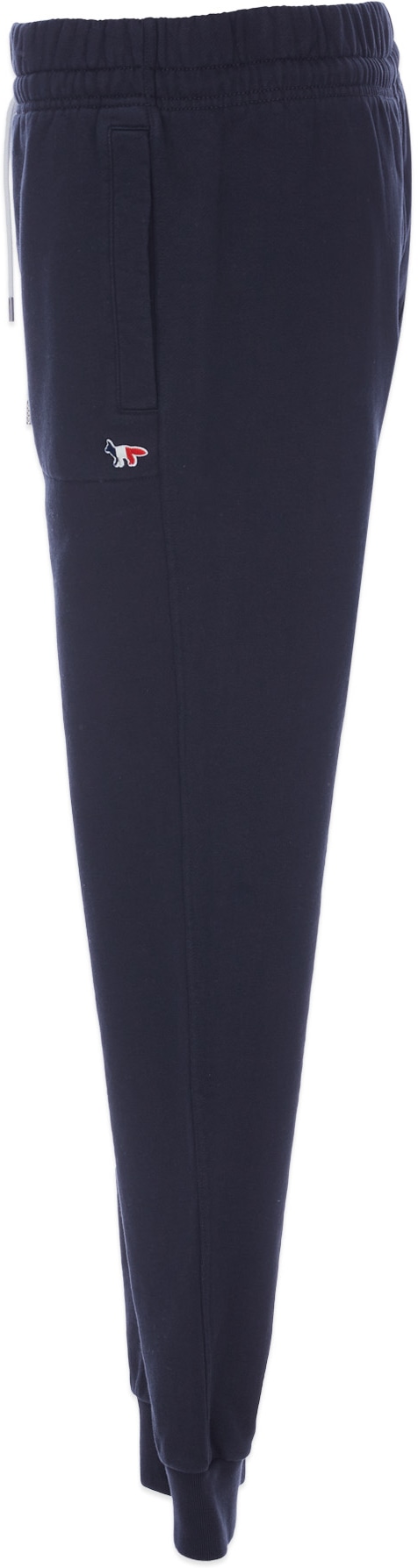 Maison Kitsuné: Bleu Pantalon de Survêtement Classique Tricolor Fox Patch Bleu - 2