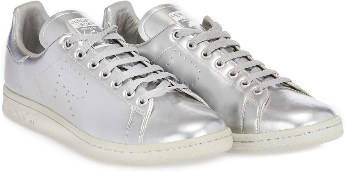 adidas by Raf Simons: Argent Chaussures Raf Simons Stan Smith Argent - 2