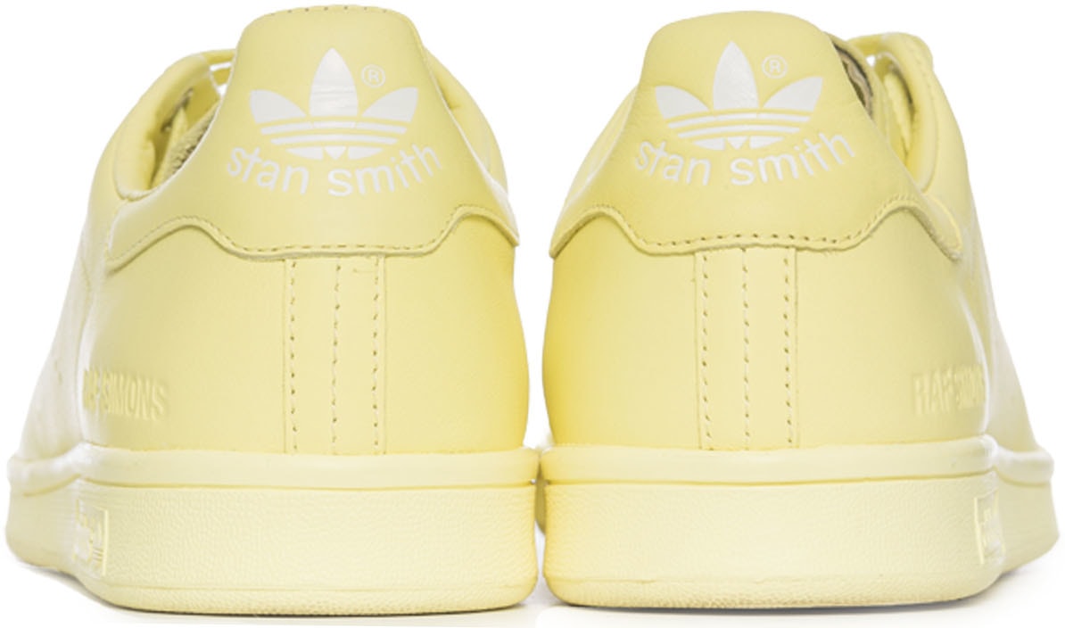 adidas by Raf Simons: Jaune Chaussures Raf Simons Stan Smith Jaune - 4