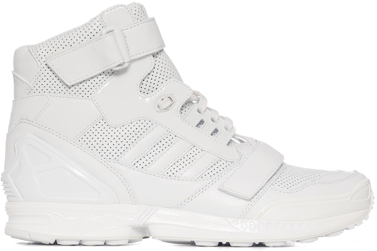 adidas Originals: Blanc ZX 8000 Chaussures Mi Blanc - 1