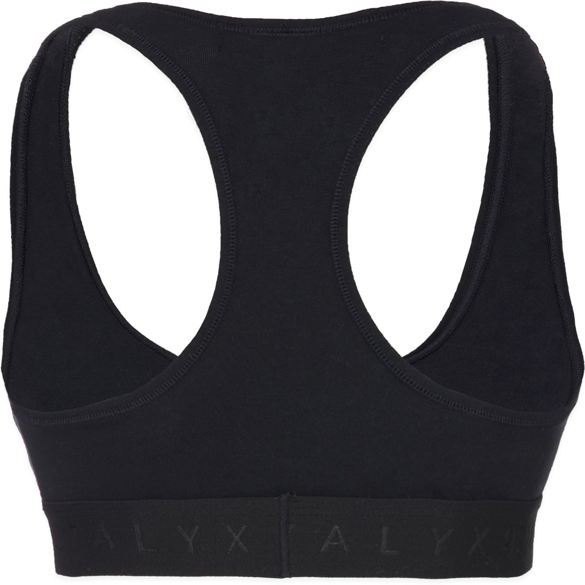 1017 ALYX 9SM: Noir Brassière de sport à Logo Noir - 3