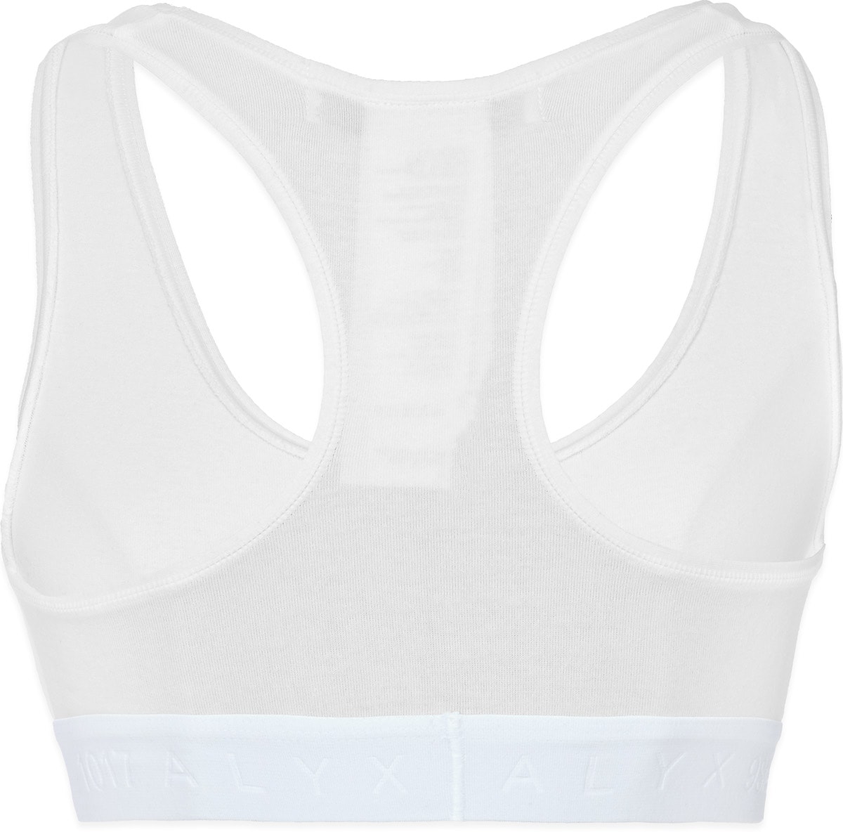 1017 ALYX 9SM: Blanc Brassière de sport à Logo Blanc - 3