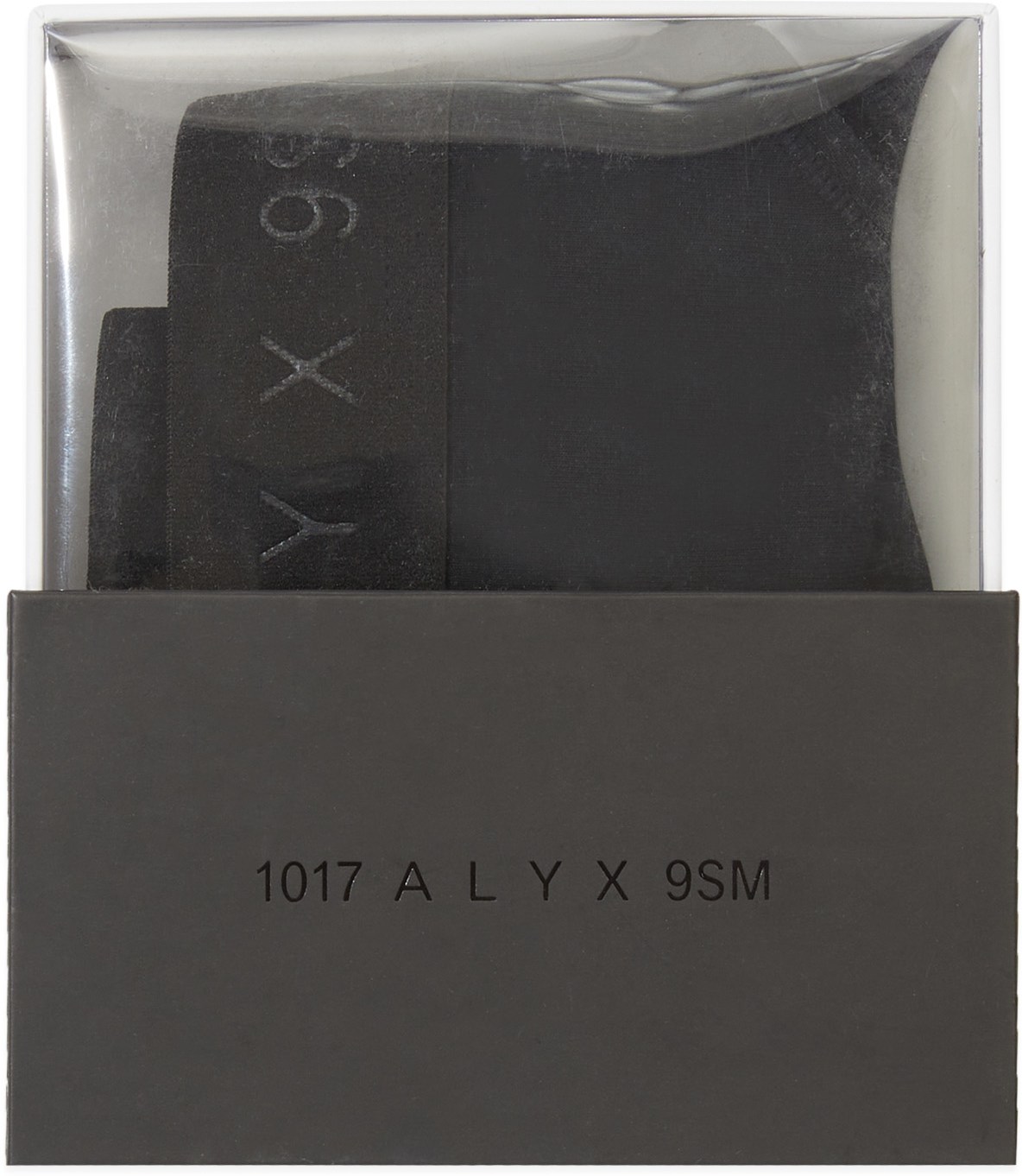 1017 ALYX 9SM: Black 2 Pack Logo Thong - 3