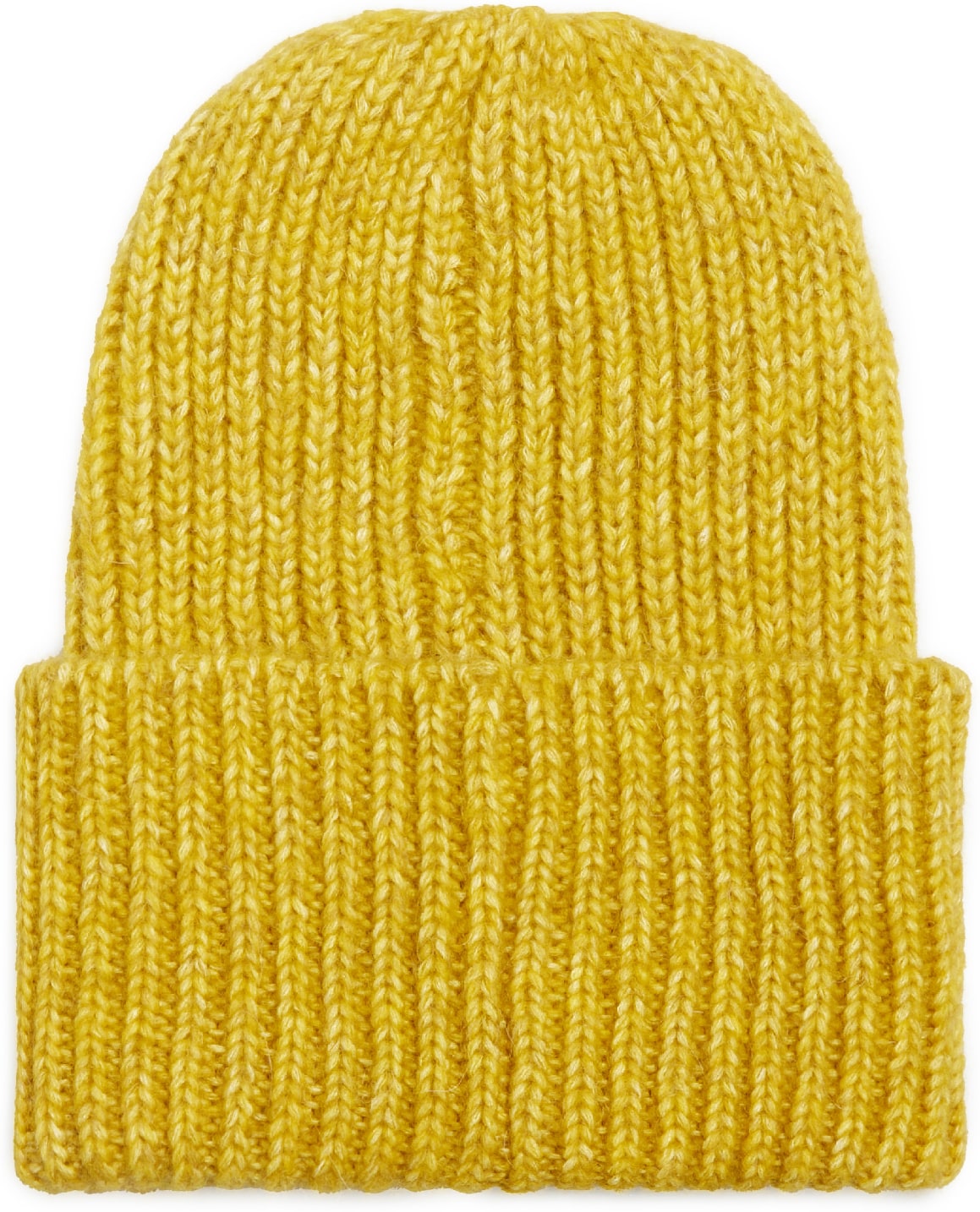 REPLAY: Gold Recycled Ribbed Beanie - 2