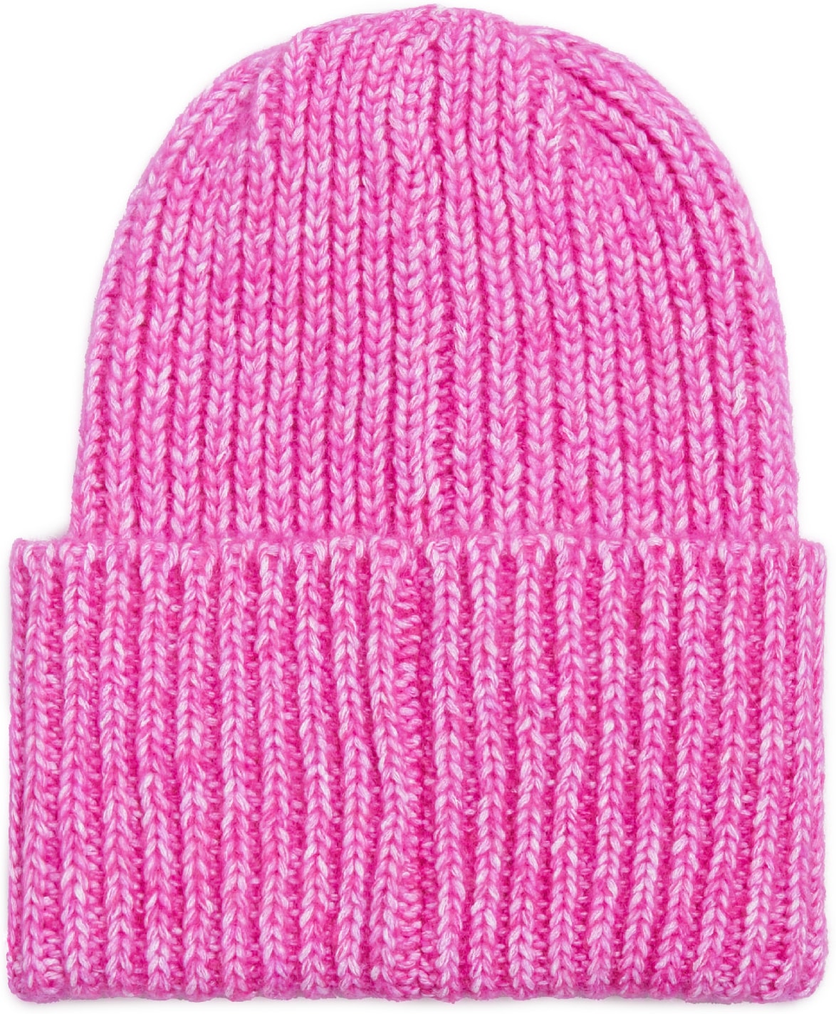 REPLAY: Pink Recycled Ribbed Beanie - 2