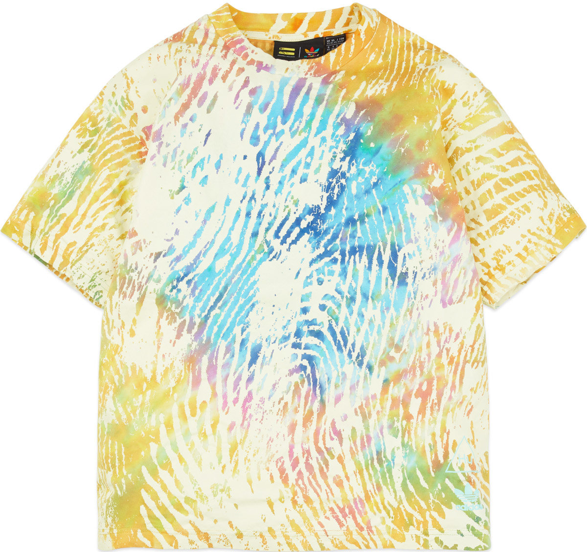 adidas Originals x Pharrell Williams: Multicolor Pharrell Williams Basketball T-Shirt - 1