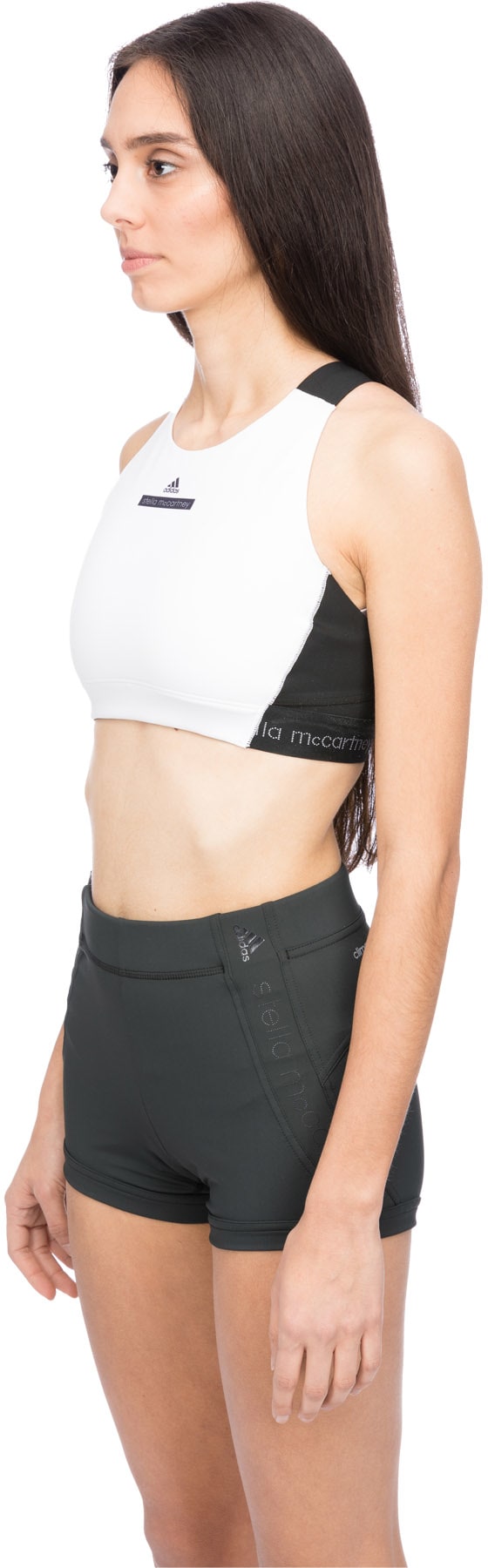 adidas by Stella McCartney: White The Hiit Bra - 2