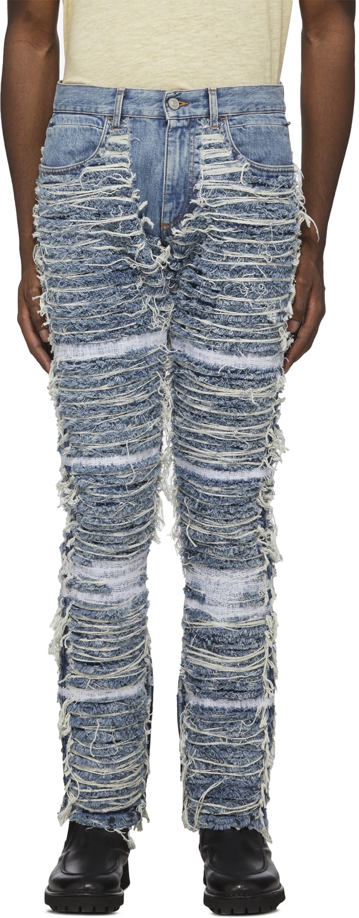 1017 ALYX 9SM: Bleu Blackmeans 6 Poches Bleu - 1