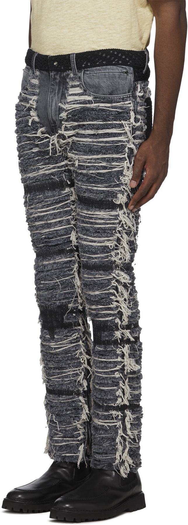1017 ALYX 9SM: Grey Blackmeans 6 Pocket Jeans - 2