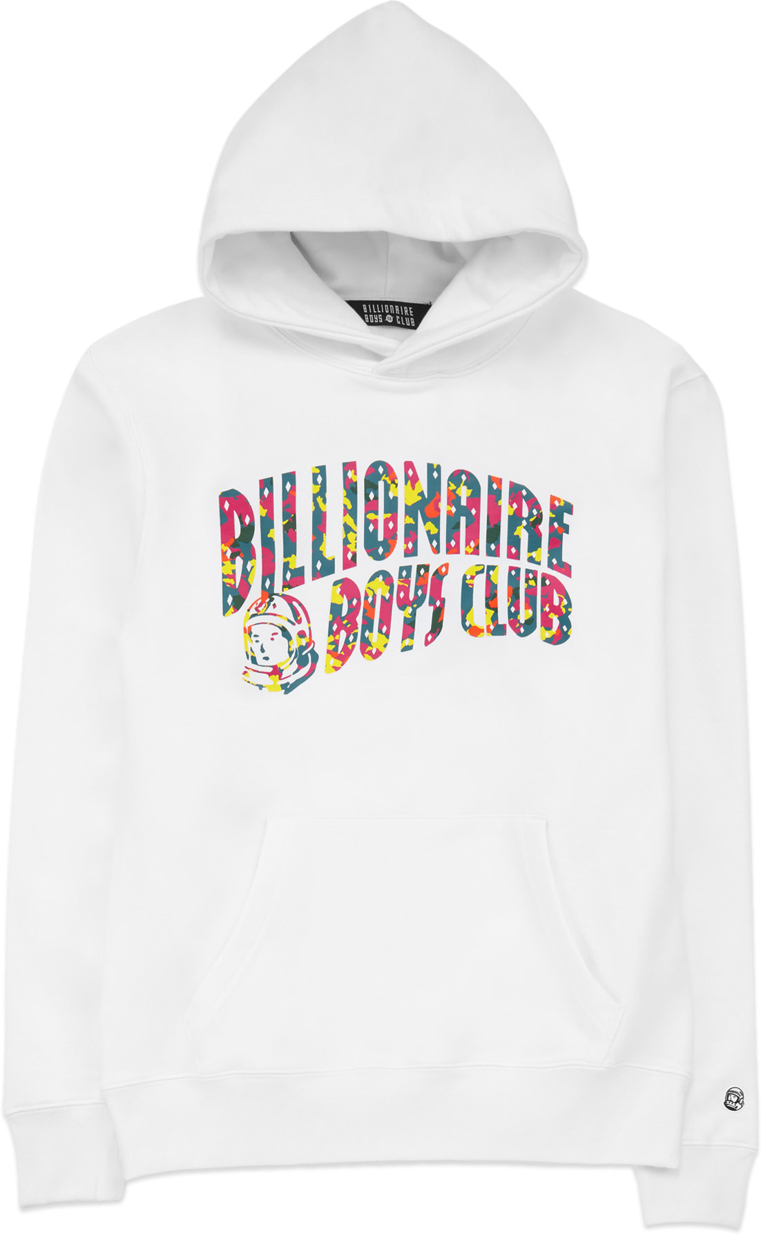 Billionaire Boys Club: White Confetti Fill Arch Logo Hoodie - 1
