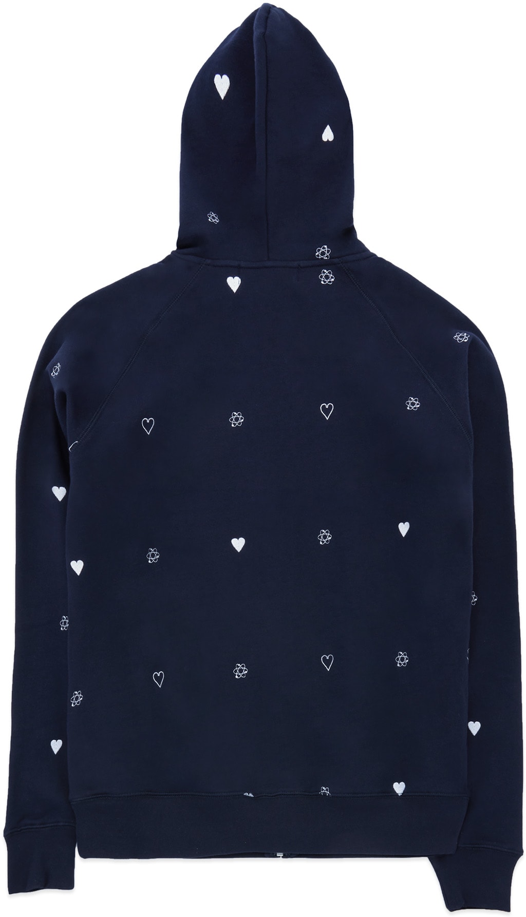 Billionaire Boys Club: Bleu Veste à Capuche Brodée avec Monogramme Heart & Mind Bleu - 2