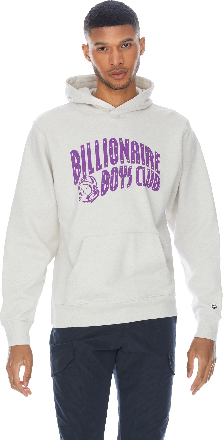 Billionaire Boys Club: White Arch Logo Hoodie - 3