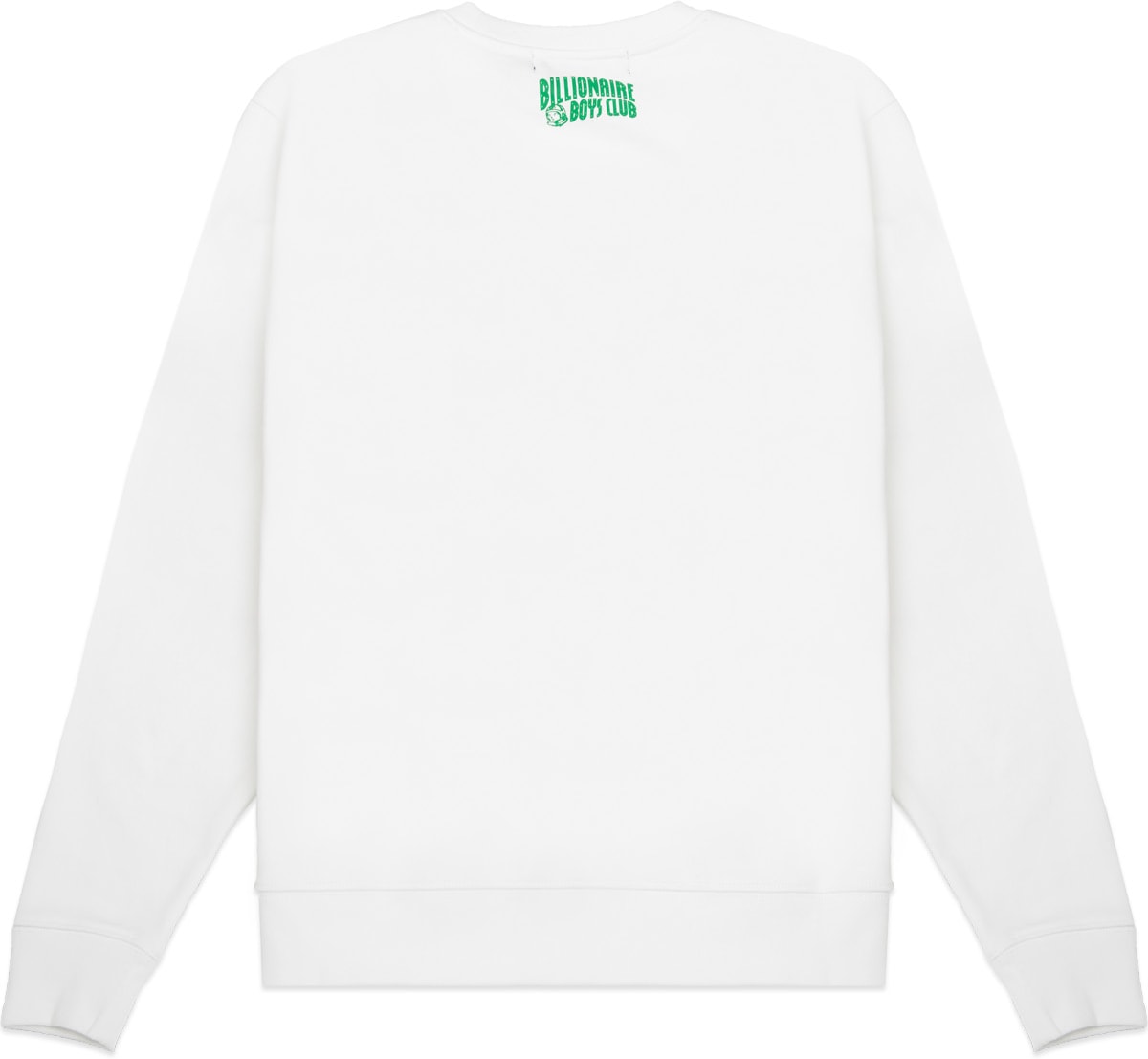Billionaire Boys Club: White Chainstitch Astro Logo Crewneck Pullover Sweater - 2