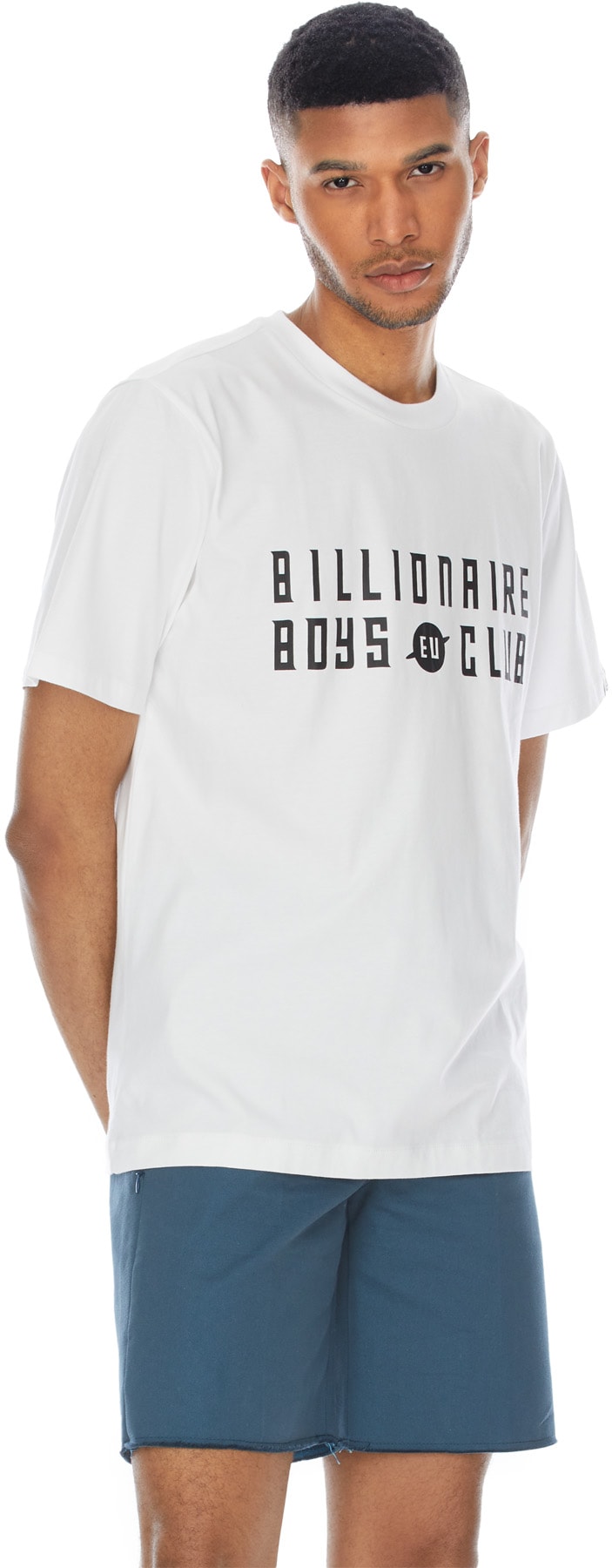Billionaire Boys Club: White EU Logo T-Shirt - 3