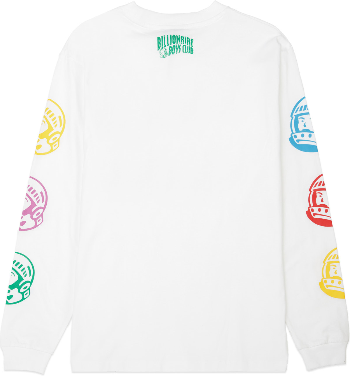 Billionaire Boys Club: White Repeat Astro Long Sleeve T-Shirt - 2