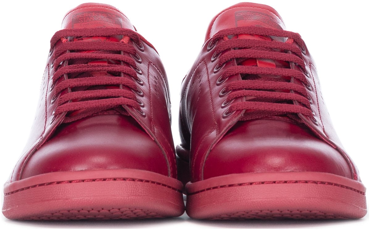 adidas by Raf Simons: Red Raf Simons Stan Smith - 3