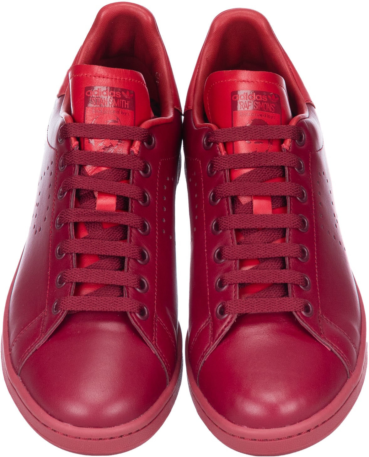 adidas by Raf Simons: Red Raf Simons Stan Smith - 4