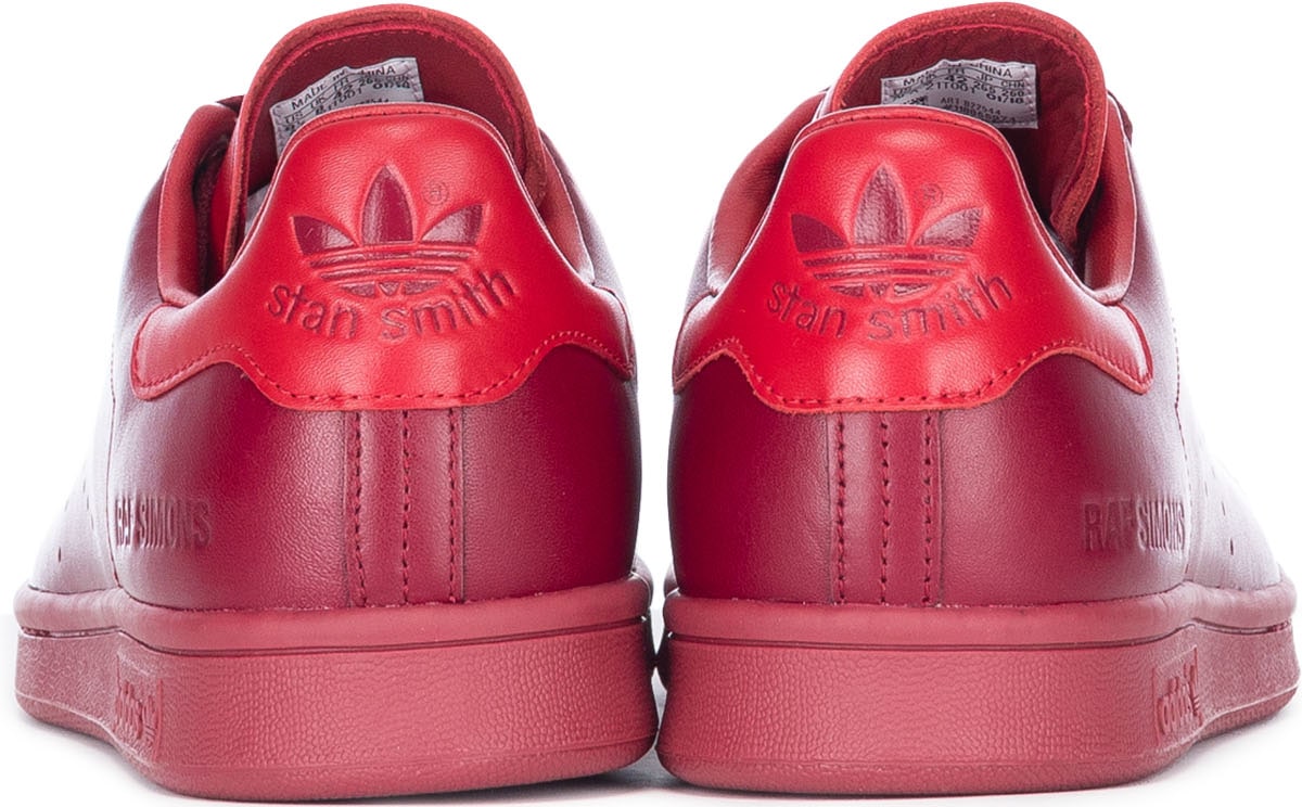 adidas by Raf Simons: Red Raf Simons Stan Smith - 5