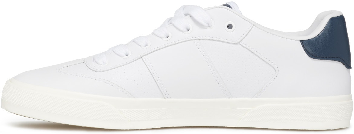 Fred Perry: Blanc Baskets Clay Perf en Cuir Blanc - 2