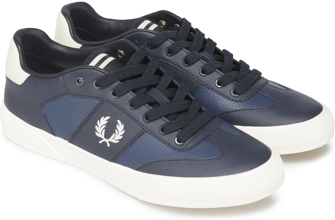 Fred Perry: Blue Clay Perf Leather - 4