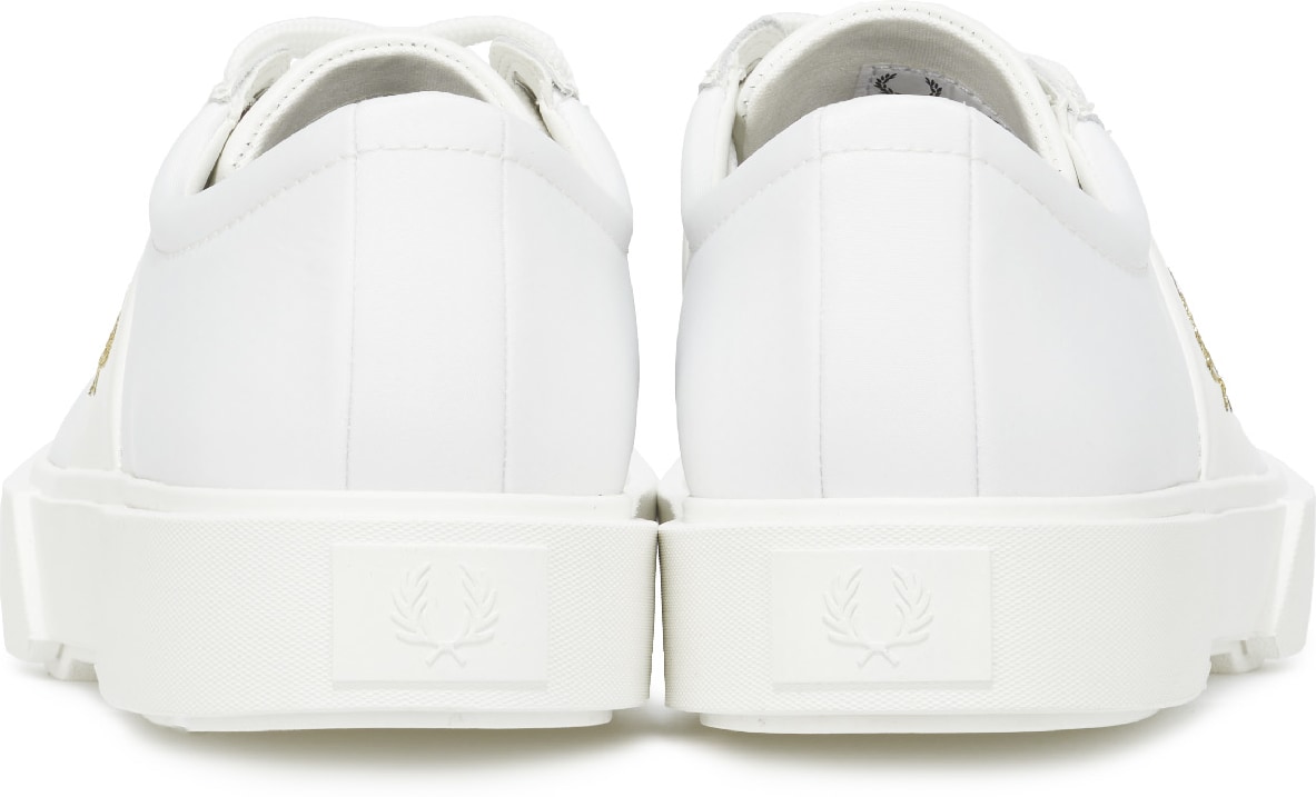 Fred Perry: Blanc Baskets Exmouth Blanc - 5