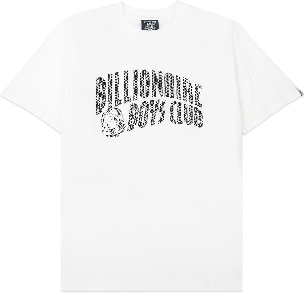 Billionaire Boys Club: White Geometric Fill Arch Logo T-Shirt - 1