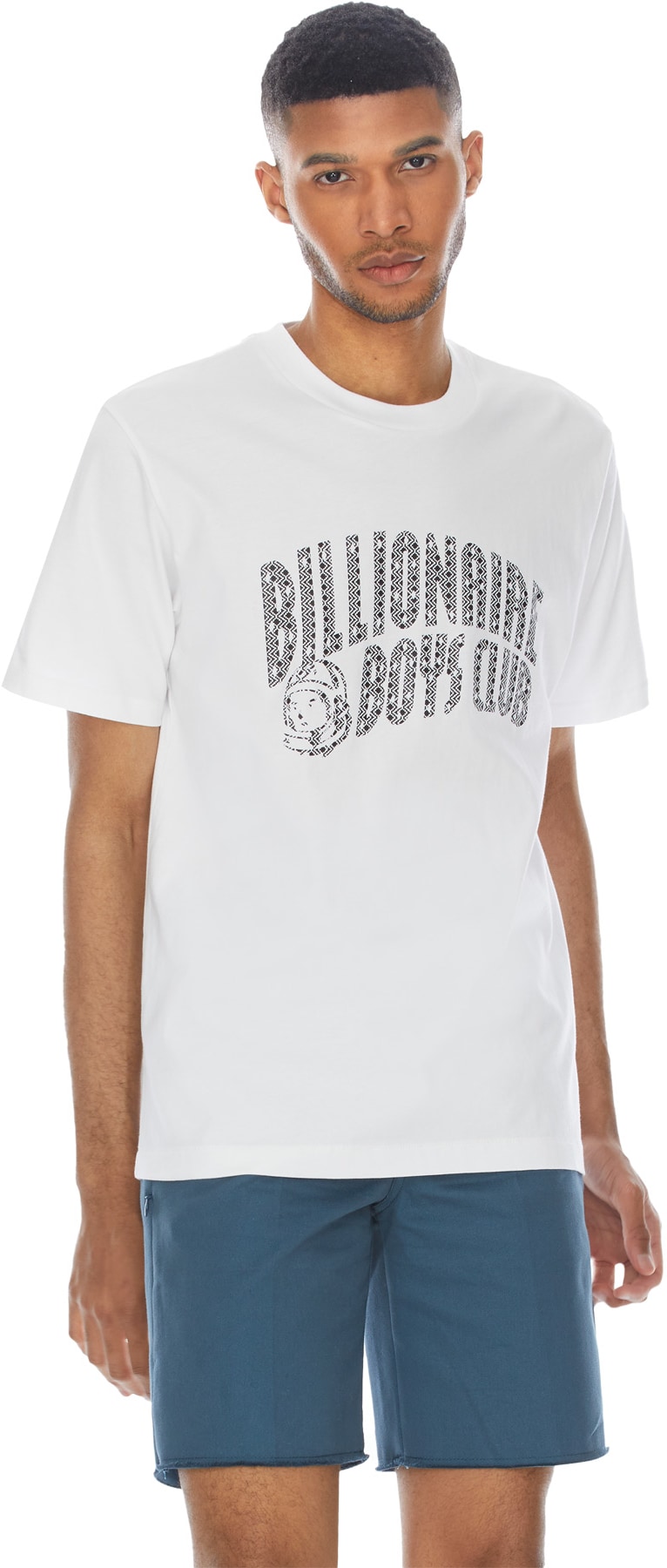 Billionaire Boys Club: White Geometric Fill Arch Logo T-Shirt - 3