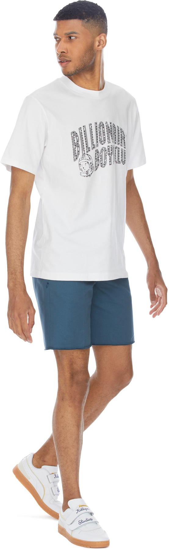 Billionaire Boys Club: White Geometric Fill Arch Logo T-Shirt - 4