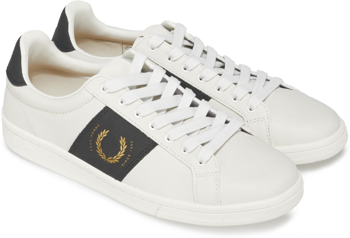 Fred Perry: Blanc B721 Blanc - 4